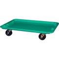 Mfg Tray Molded Fiberglass Toteline Dolly 780538 for 24-3/8" x 14-7/8" x 8" Tote, Green 7805385170